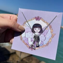 rainbow charms necklace