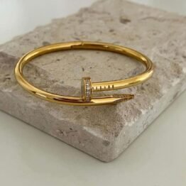 Nail Bracelet Gold – Stainless Steel Luxury Nail Design Bracelet