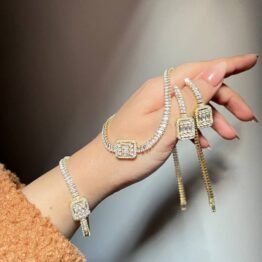 Lazurde Gold Set – 3-Piece Luxury Elegant Jewelry Set for Women